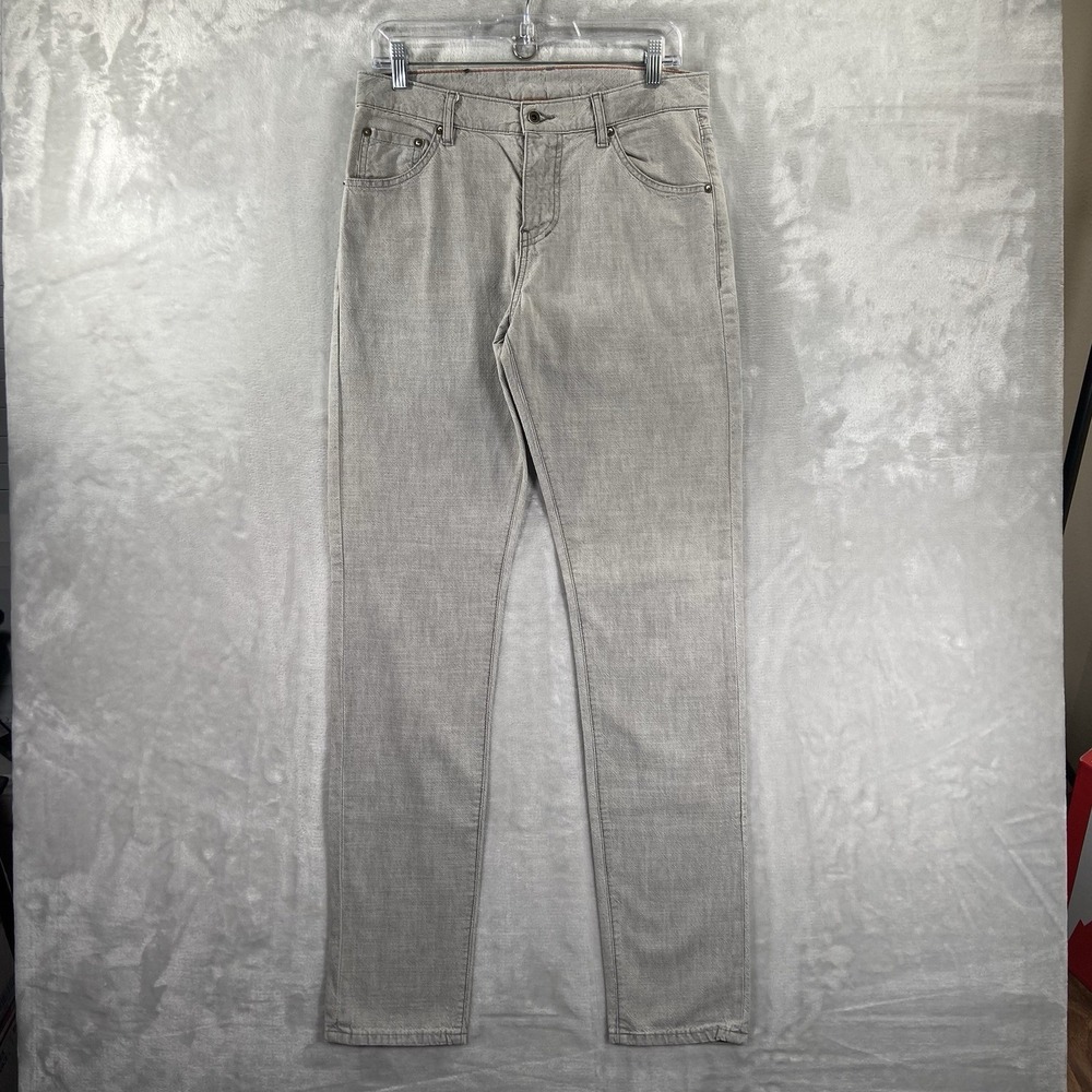 Raleigh Denim Workshop Jeans men's 30x34 Graham Relaxed Taper Fit Gray USA Made